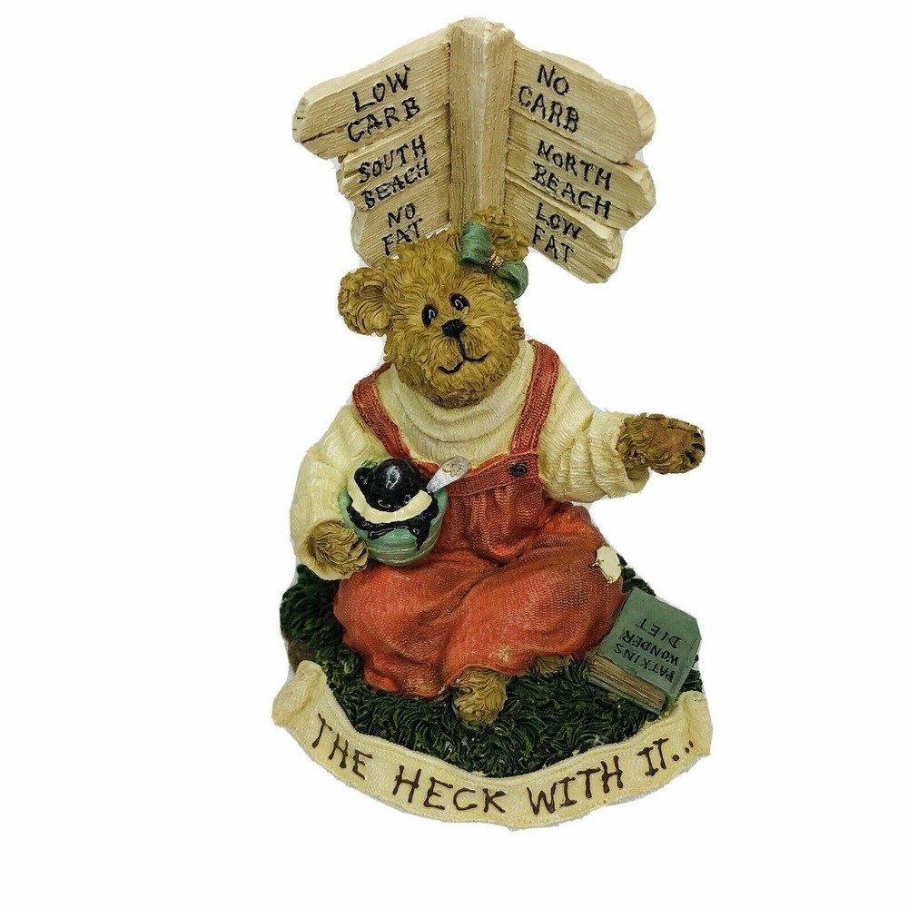 Boyds Bears Bearstone Calorina Counting Just the Way I Am #228479 ##